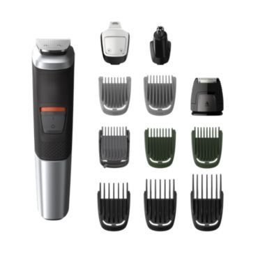 Multigroom series 5000 12 in 1, Barba, capelli e corpo