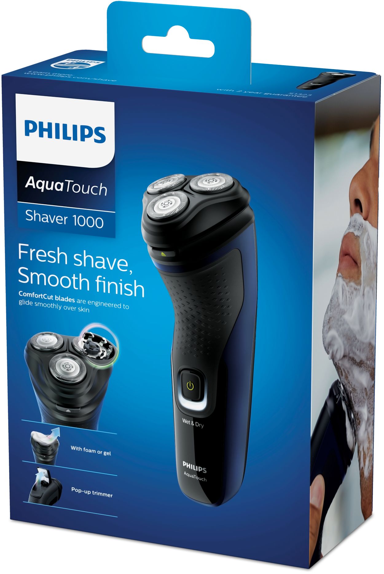 Maquina Afeitadora Philips Aquatouch Inalambrica