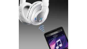 Control inalámbrico de música y llamadas mediante Bluetooth