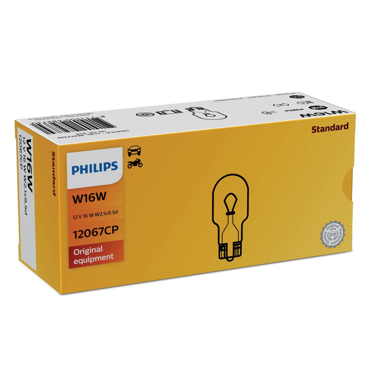 Ampoule de signalisation, W16W - Philips