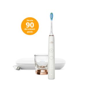 Sonicare 9000 DiamondClean  Sonický kartáček s aplikací a nabíjecí skleničkou