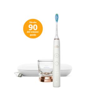Sonicare 9000 DiamondClean Sonický kartáček s aplikací a nabíjecí skleničkou