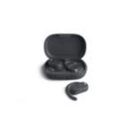 Earbud open-ear. Dapat disesuaikan dengan empat cara.