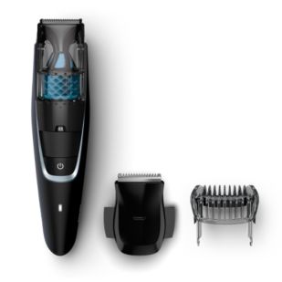 Beardtrimmer series 7000 Barbero con sistema de aspiración