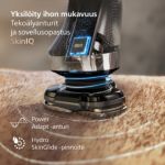 Täydellisen tarkka ajotulos ihoa ärsyttämättä
