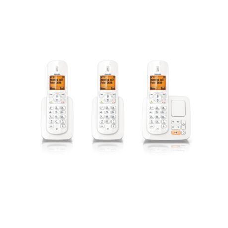 CD2853W/GB Perfect sound Cordless phone with answering machine