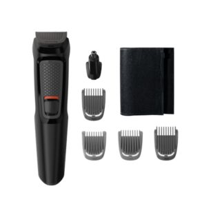 Multigroom series 3000 6-i-1, grooming kit för ansikte