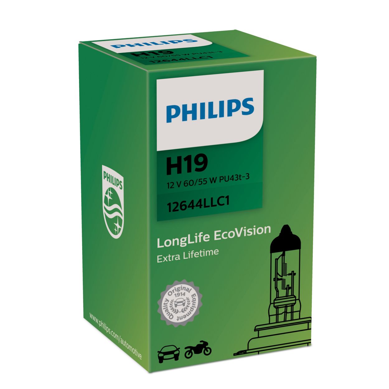 LongLife EcoVision головное освещение 12644LLC1 | Philips