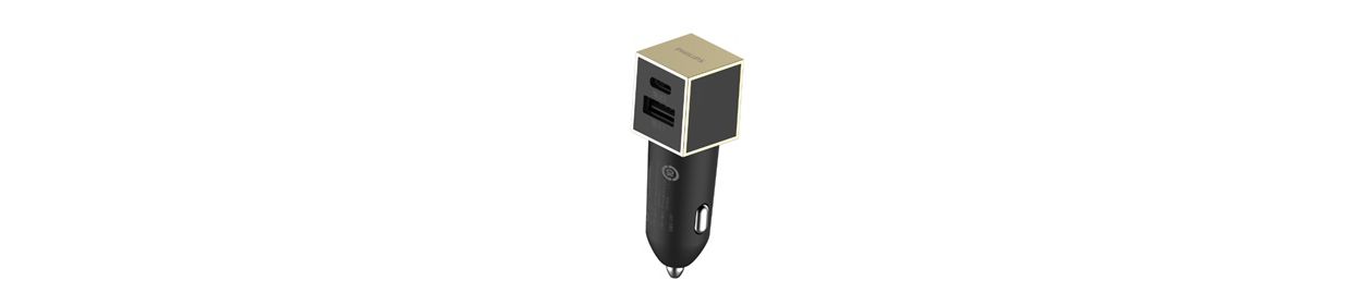 带 2 个 USB 端口的车载充电器