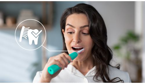 Der Drucksensor schützt Zähne und Zahnfleisch