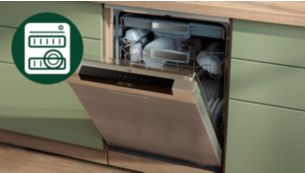 Аксесуари, які можна мити в посудомийній машині* зі зручним лаконічним дизайном