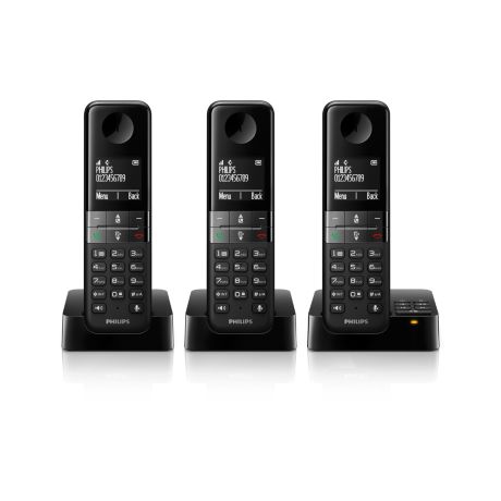 D4553B/05  Cordless phone with answering machine