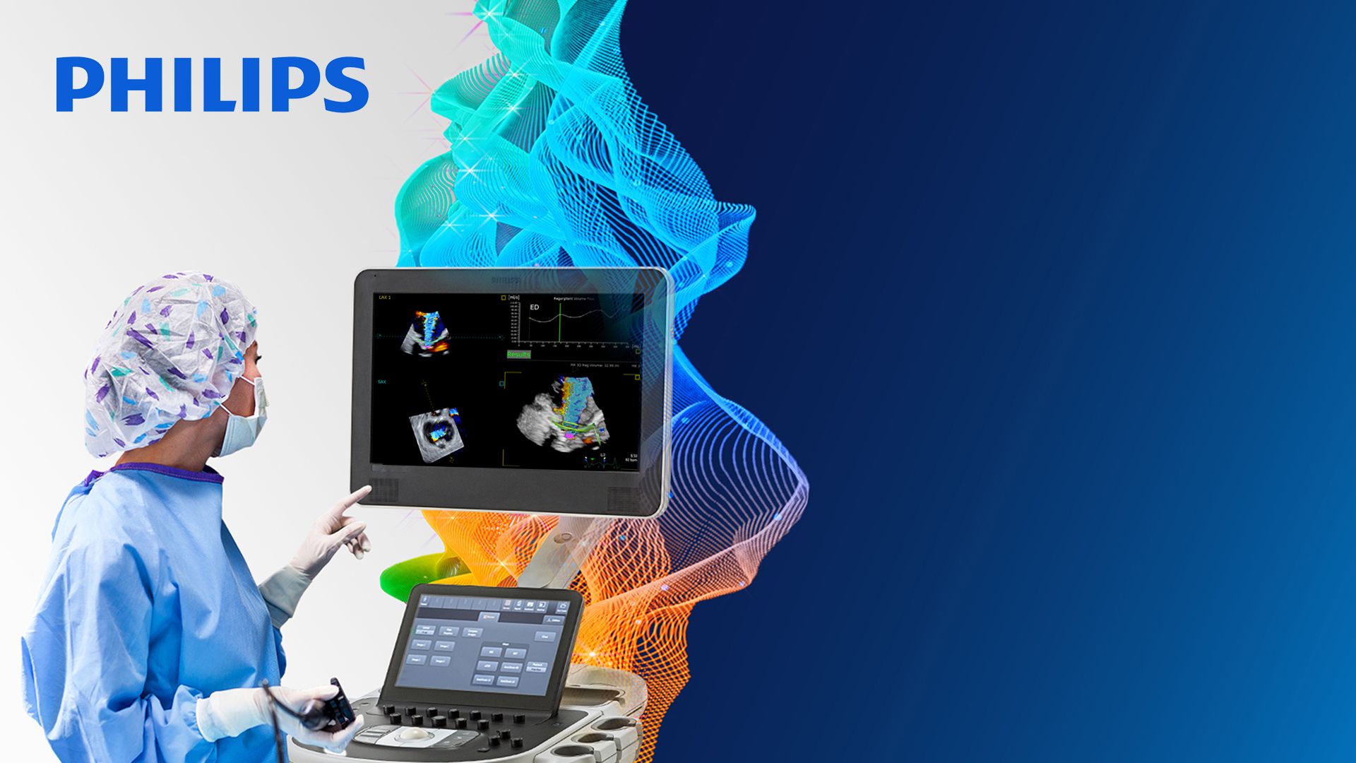 AI-gebaseerde 3D Auto Color Flow Quantification van de mitralisklep.
