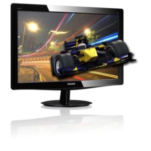 236G3DHSB Monitor LCD 3D, lampu latar LED