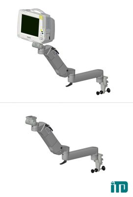 Philips - IntelliVue MP20/30 ITD Variable Height Wall Mount