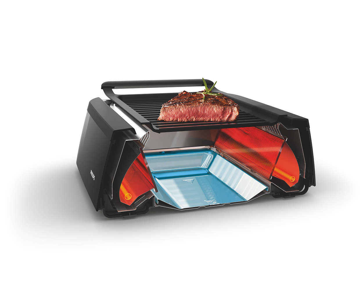 sail piece wise Avance Collection Indoor Grill HD6371/94 | Philips