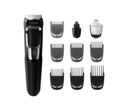  Philips Norelco Multigroomer All-in-One Trimmer Series 3000, 13  Piece Mens Grooming Kit, for Beard, Face, Nose, and Ear Hair Trimmer and  Hair Clipper, NO Blade Oil Needed, MG3750/60 : Beauty 