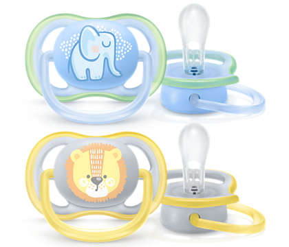 A light, breathable pacifier