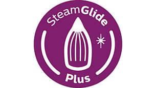 Base SteamGlide Plus para deslizar mais facilmente