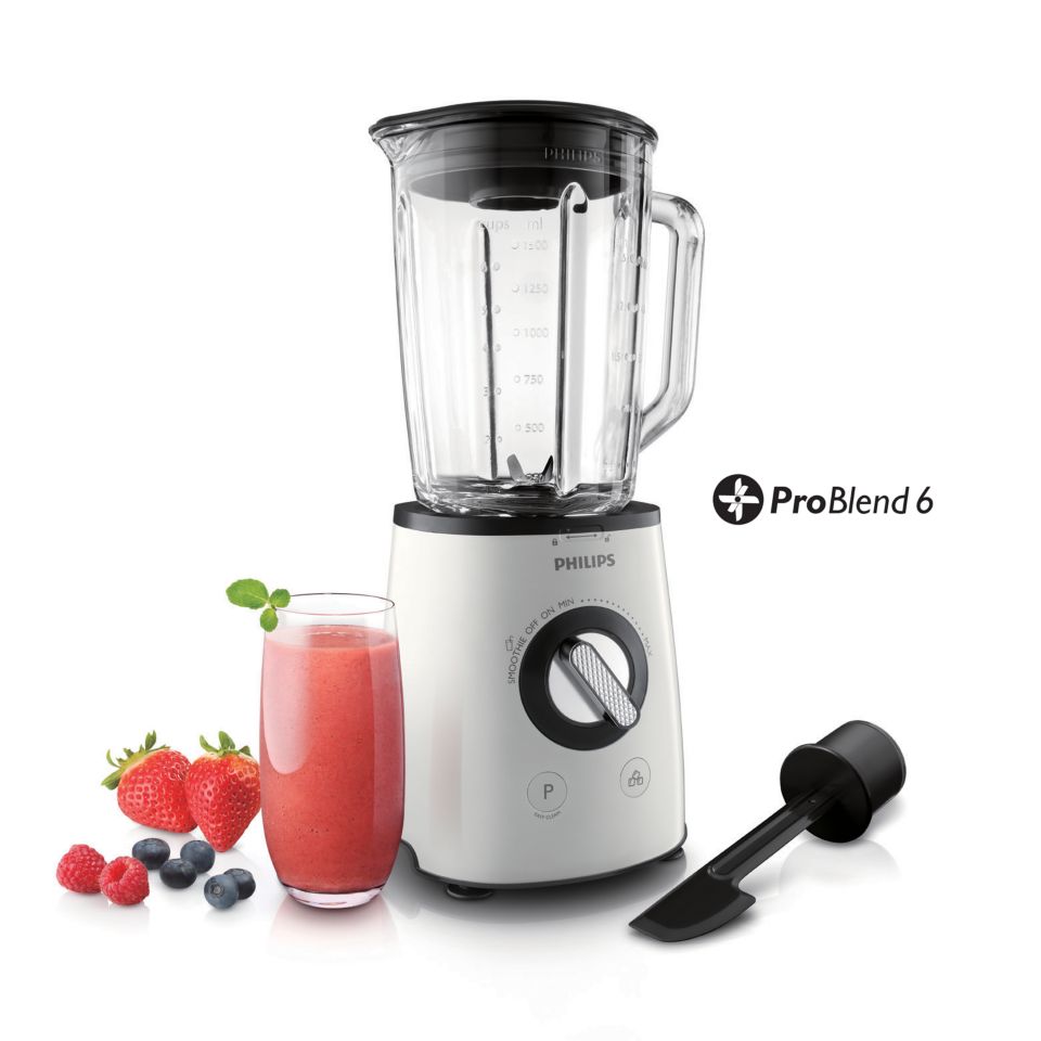 Blender Mixeur Philips HR2095 L - Gris