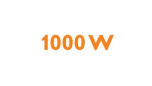 1000 瓦馬達造就優異清潔效果