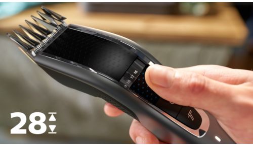 Justerer til forskellige længdeindstillinger