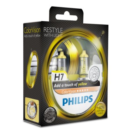 12972CVPYS2 ColorVision Lampe automobile, jaune