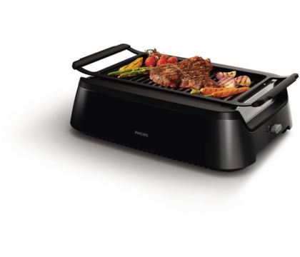 Grill smoke-free with Philips smokeless indoor grill, now 48% off