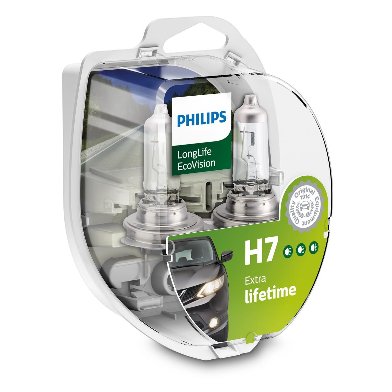 Ampoule Philips H7 12V 55W PX26d White Vision - disponible chez apl