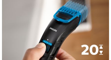 Easy to select and lock-in length settings, 0.5mm to 10mm
