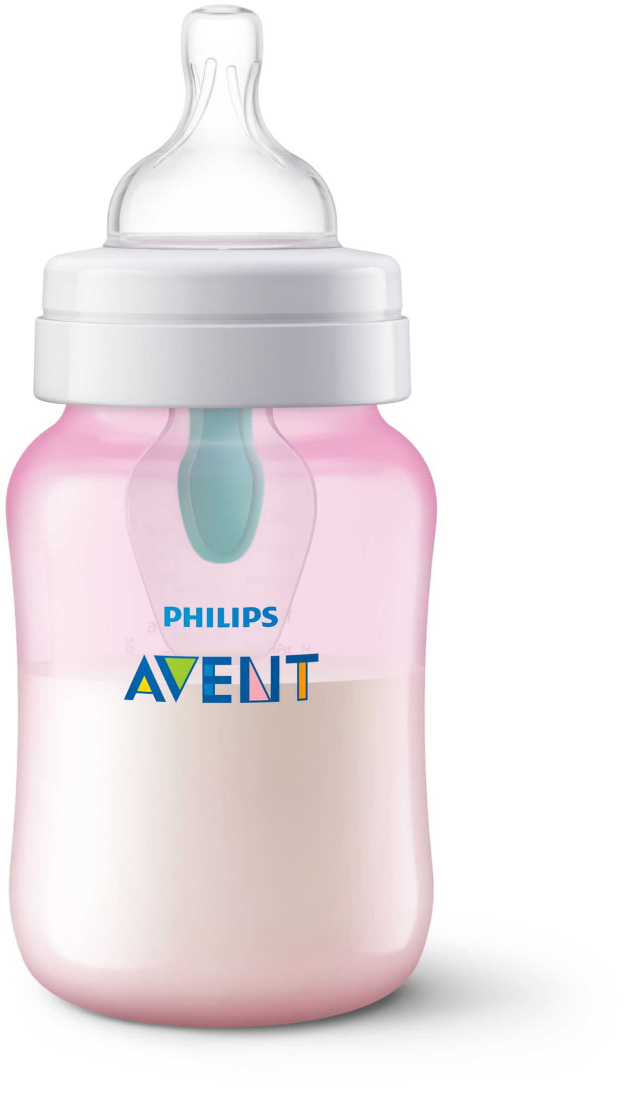 Anti-colic bottle with AirFree vent