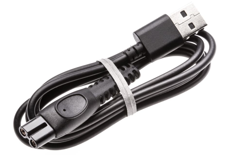 Un cable USB para cargar el dispositivo