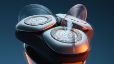 Los cabezales Flex 6D garantizan un contacto óptimo con la piel
