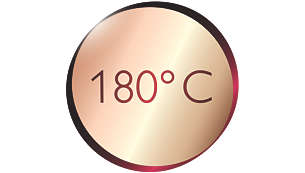 Temperatura de 180 °C para resultados perfectos