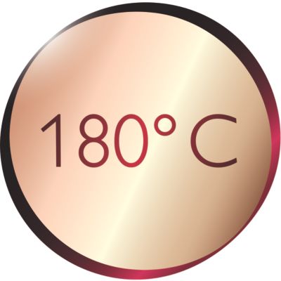 Temperatura de 180 °C para resultados perfectos