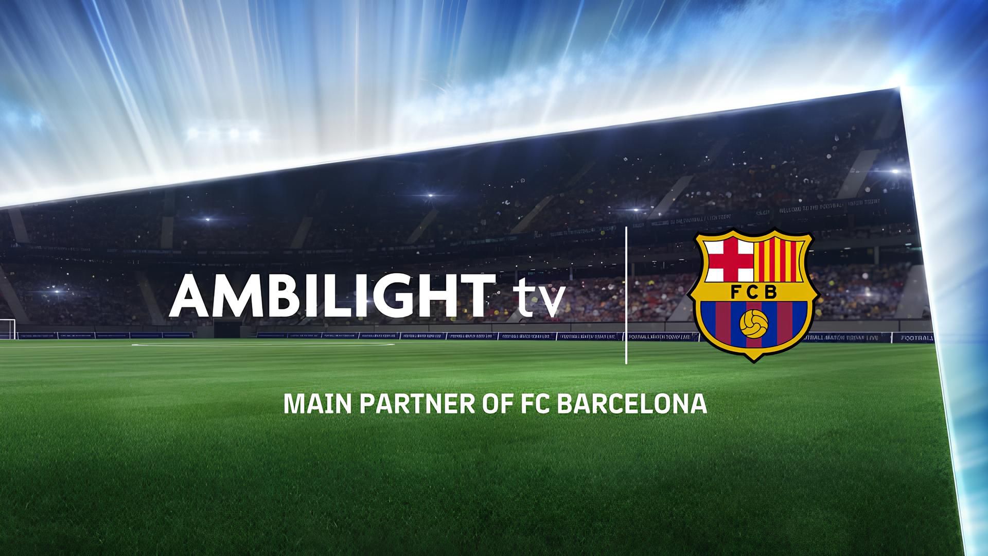 Ambilight TV main partner of FC Barcelona