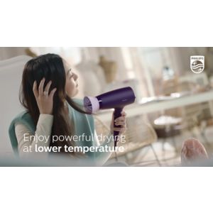 Powerful drying at a lower temperature