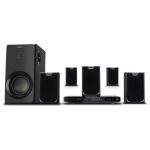 Powerful surround sound from compact speakers