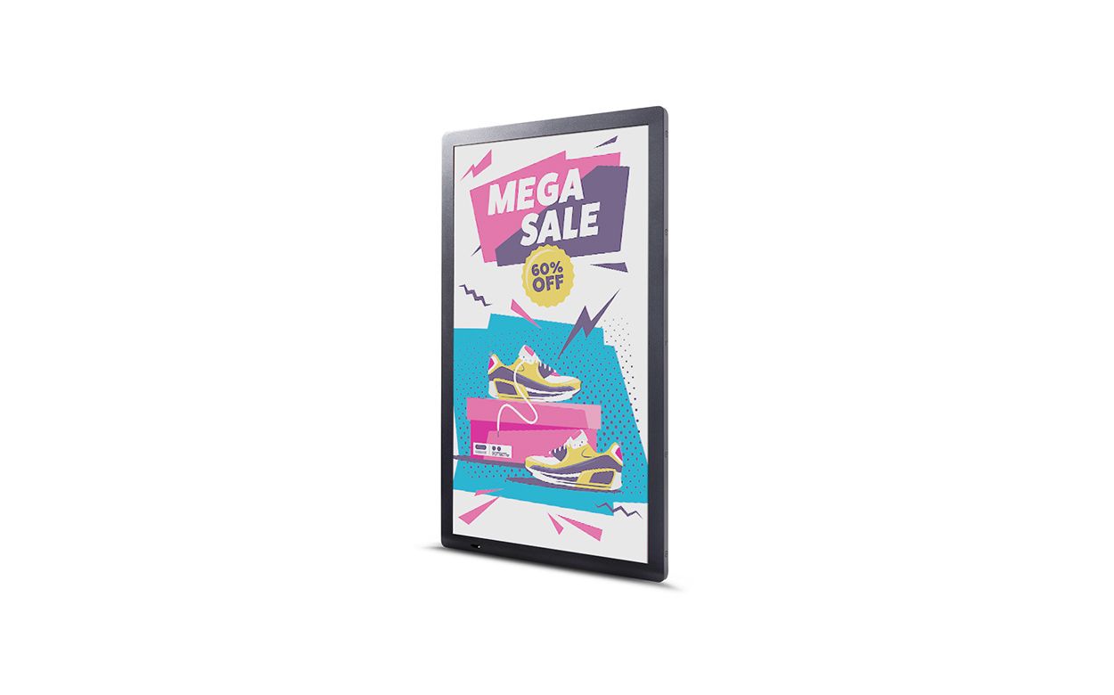 Power-free digital display boards