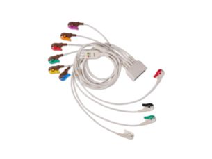 12-Lead Complete Lead Set (AAMI), Standard Length, Grabber ECG accessories