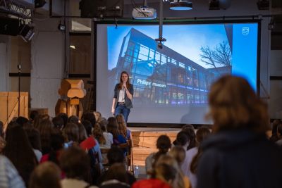 Presentatie in het Philips Museum