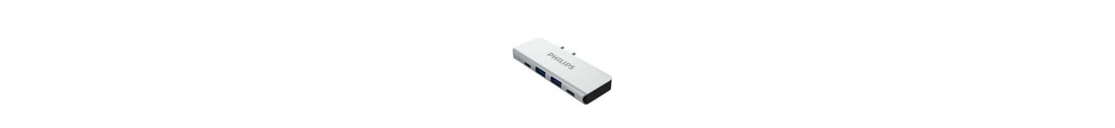 Dual USB-C Hub expand to 5 mini ports