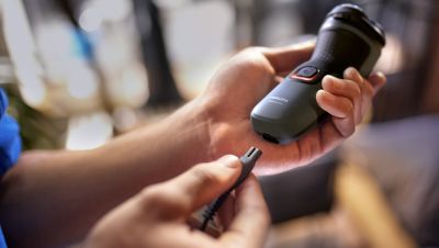 40 minutes of cordless shaving from an 8 hour charge