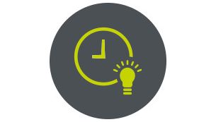 Tiempo de funcionamiento prolongado en diferentes modos de iluminación