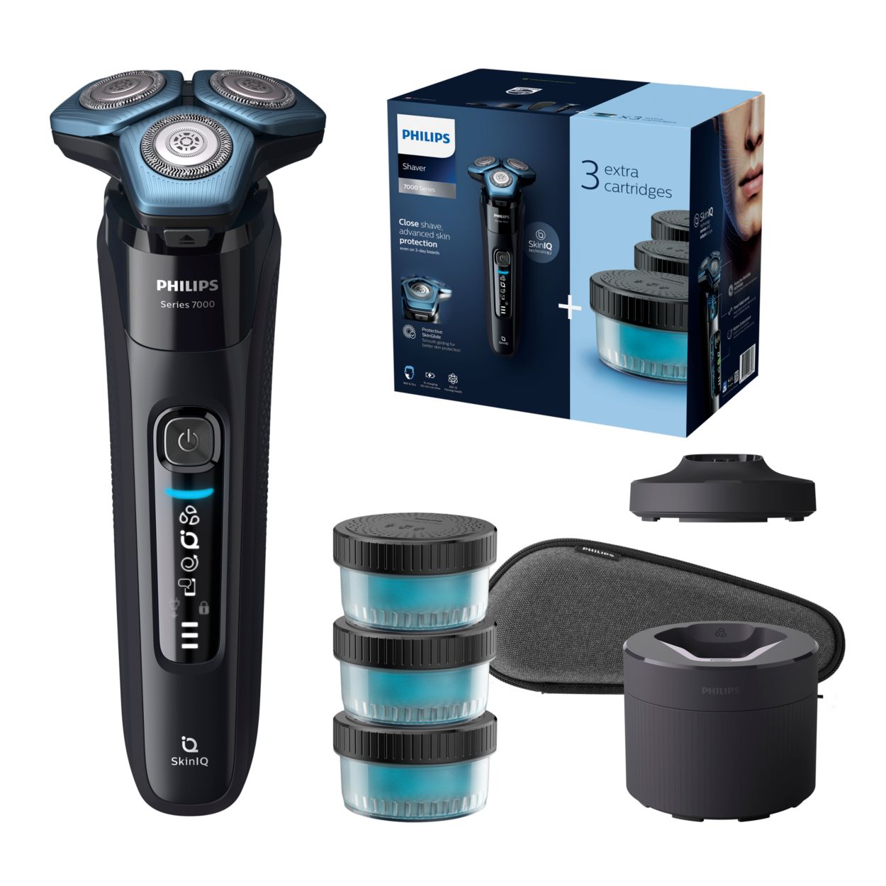 Shaver series 7000 Wet and Dry electric shaver S7783/63 | Philips