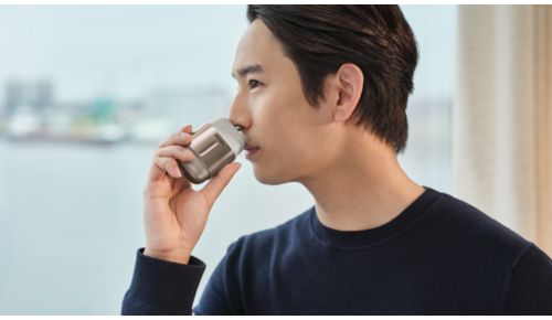 Nasenhaartrimmer-Aufsatz entfernt Nasenhaare