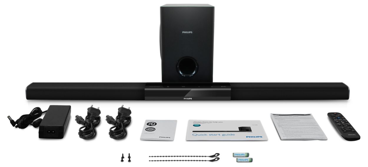 Philips htl1040 2.1 store soundbar