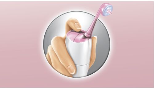 Führungsspitze für richtige Platzierung