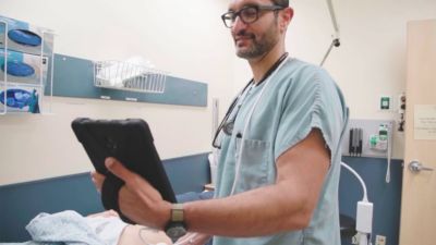 Video showing tele ultrasound training to improve emergency care in Peru
