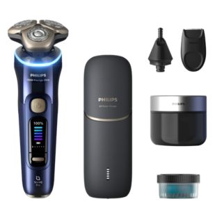 i9000 Prestige Ultra 搭载 SkinIQ Pro 技术的干湿两用电动剃须刀